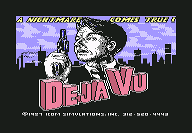 Deja Vu screenshot 2 for Commodore 64